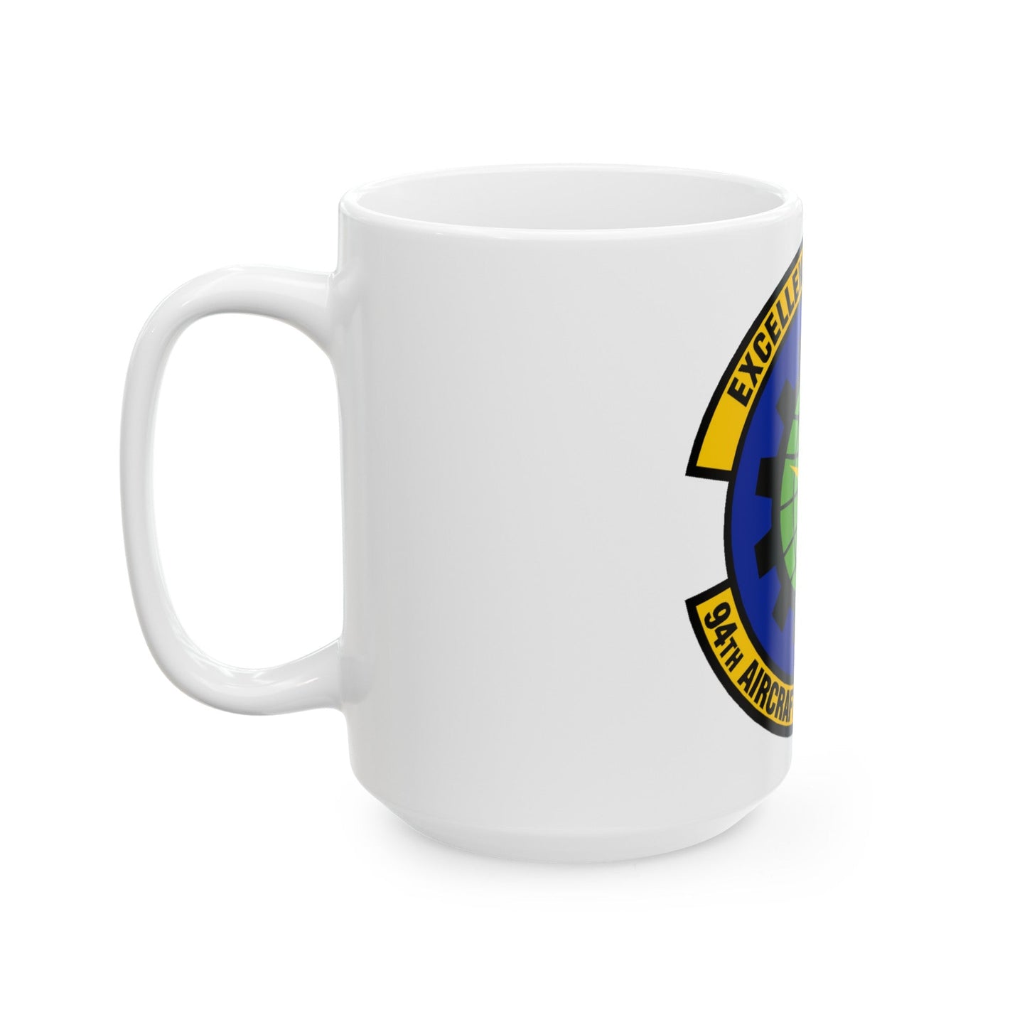 94 Aircraft Maintenance Squadron AFRC (U.S. Air Force) White Coffee Mug-The Sticker Space