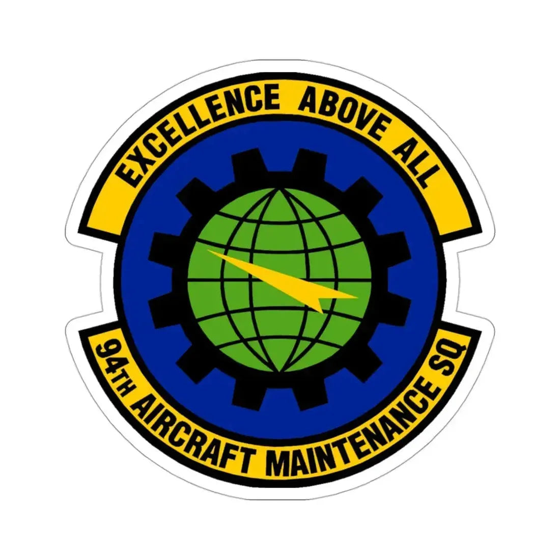 94 Aircraft Maintenance Squadron AFRC (U.S. Air Force) STICKER Vinyl Die-Cut Decal 3 Inch - The Sticker Space