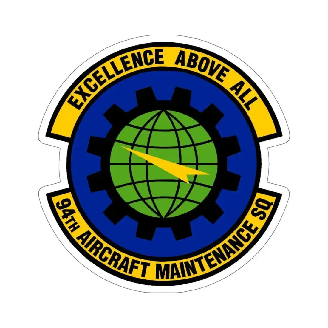 94 Aircraft Maintenance Squadron AFRC (U.S. Air Force) STICKER Vinyl Die-Cut Decal 6 Inch - The Sticker Space