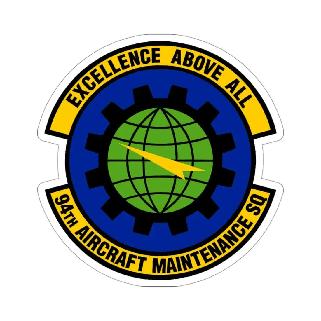 94 Aircraft Maintenance Squadron AFRC (U.S. Air Force) STICKER Vinyl Die-Cut Decal - The Sticker Space