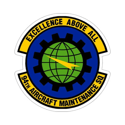 94 Aircraft Maintenance Squadron AFRC (U.S. Air Force) STICKER Vinyl Die-Cut Decal - The Sticker Space