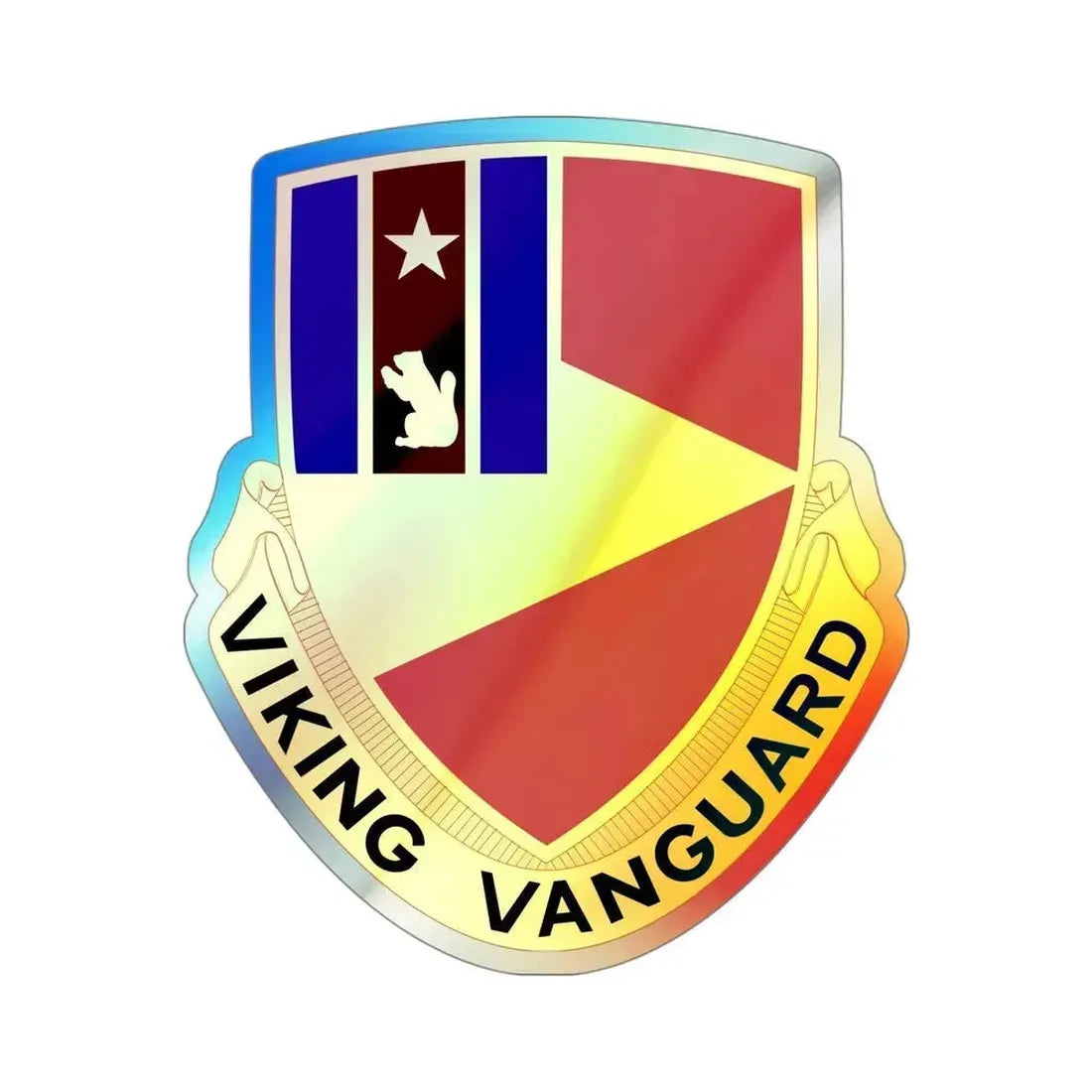 94 Cavalry Regiment (U.S. Army) Holographic STICKER Die-Cut Vinyl Decal 4 Inch Holographic - The Sticker Space