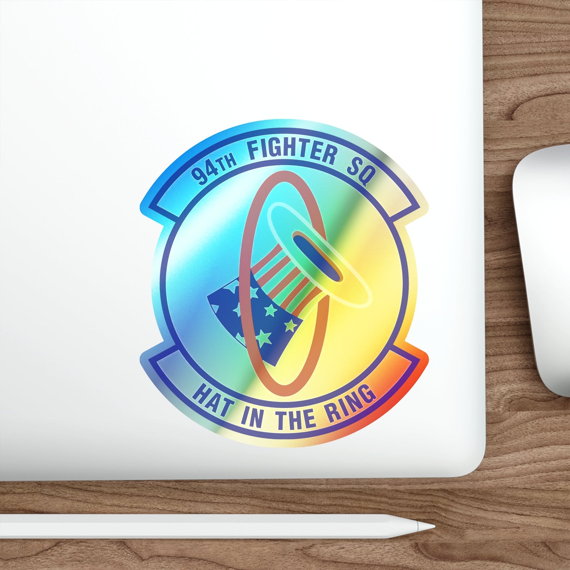 94 Fighter Squadron ACC (U.S. Air Force) Holographic STICKER Die-Cut Vinyl Decal-The Sticker Space