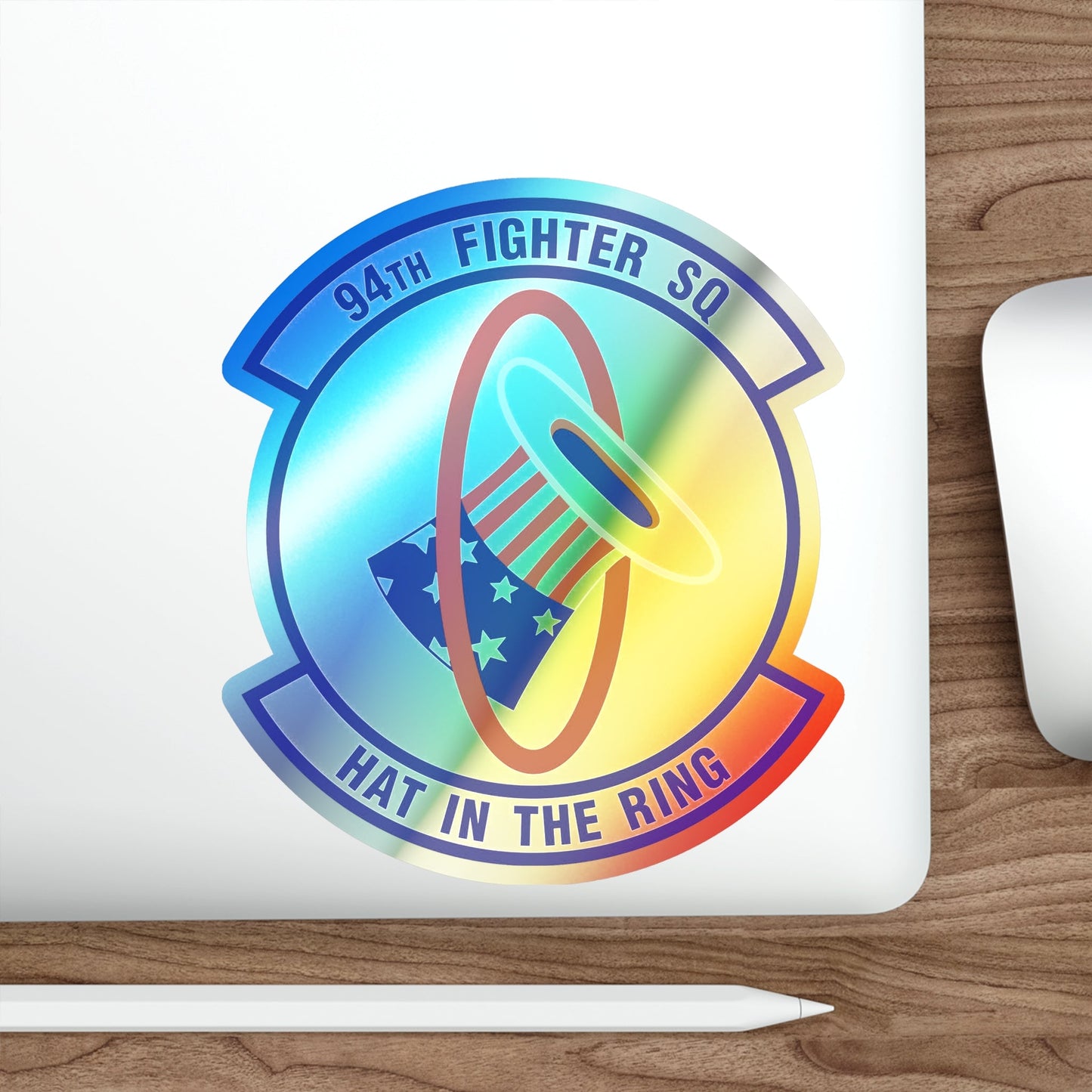 94 Fighter Squadron ACC (U.S. Air Force) Holographic STICKER Die-Cut Vinyl Decal-The Sticker Space