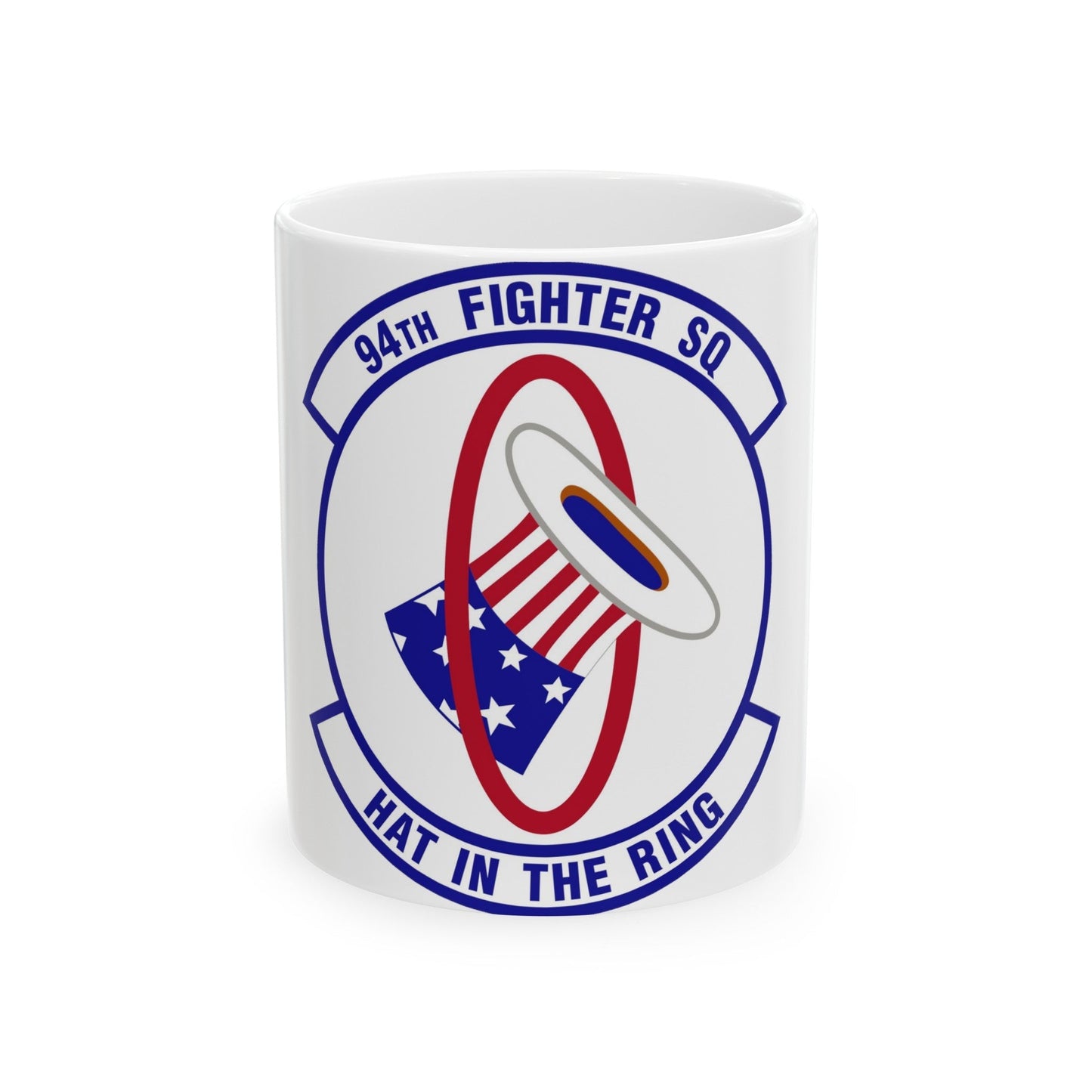 94 Fighter Squadron ACC (U.S. Air Force) White Coffee Mug-11oz-The Sticker Space