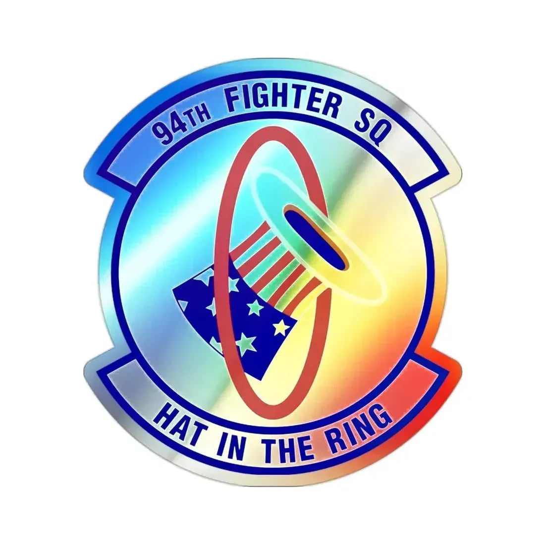 94 Fighter Squadron ACC (U.S. Air Force) Holographic STICKER Die-Cut Vinyl Decal 2 Inch Holographic - The Sticker Space