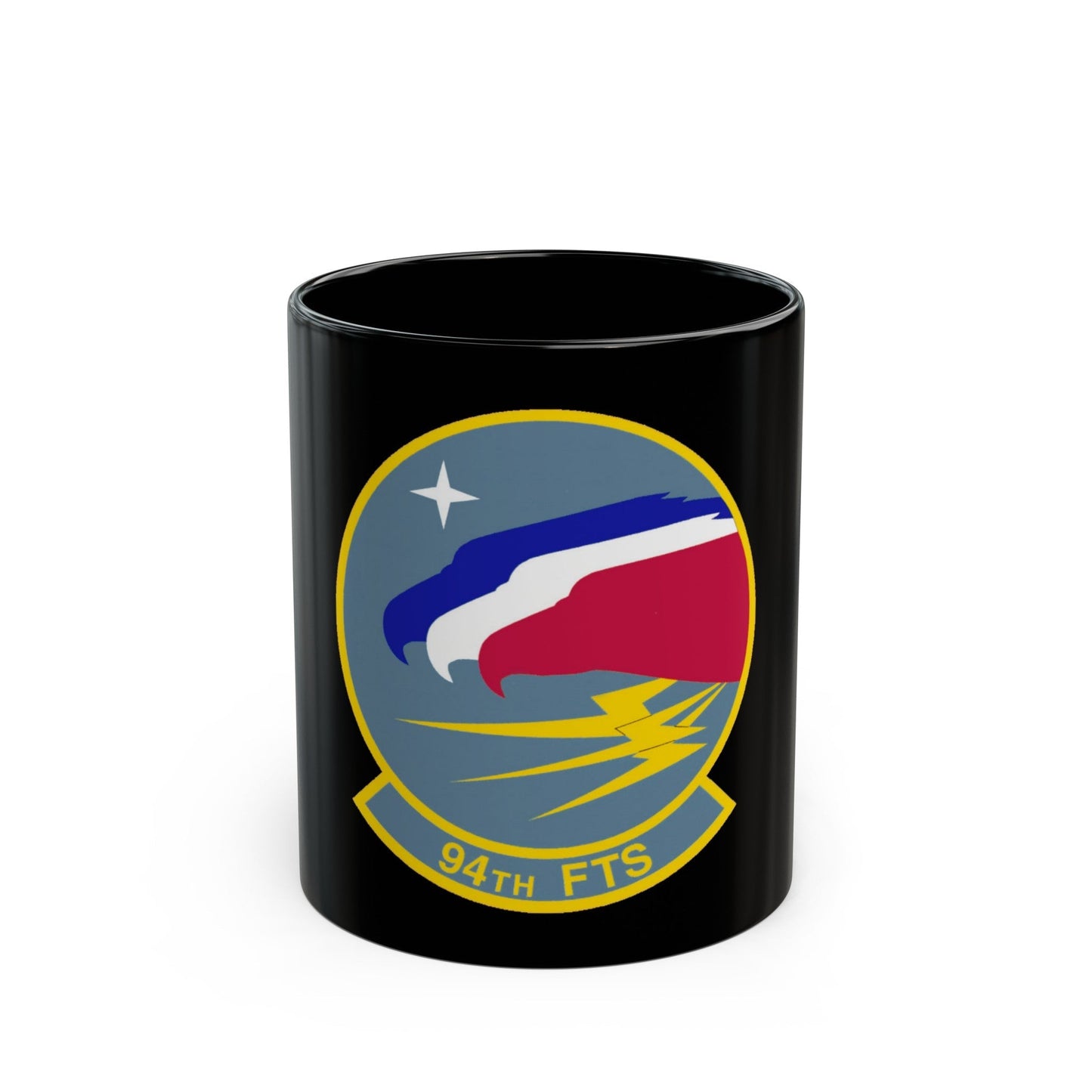 94 Flying Training Squadron AETC (U.S. Air Force) Black Coffee Mug-11oz-The Sticker Space