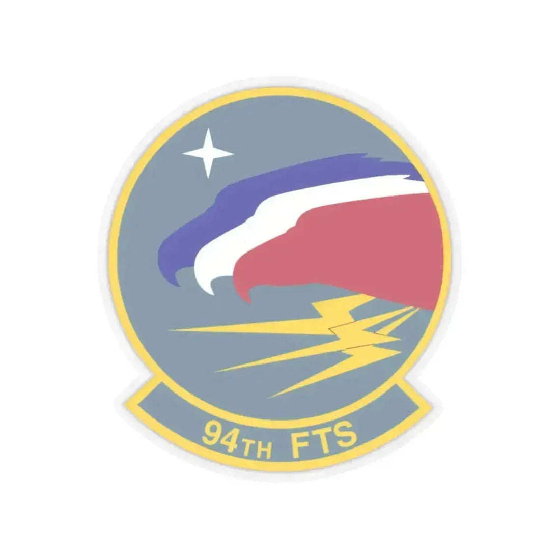 94 Flying Training Squadron AETC (U.S. Air Force) STICKER Vinyl Kiss-Cut Decal 4 Inch Transparent - The Sticker Space