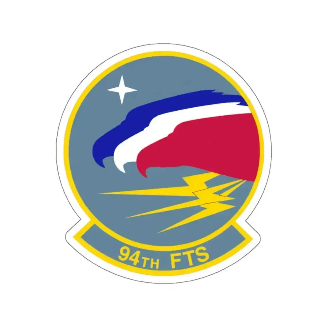 94 Flying Training Squadron AETC (U.S. Air Force) STICKER Vinyl Kiss-Cut Decal 4 Inch White - The Sticker Space