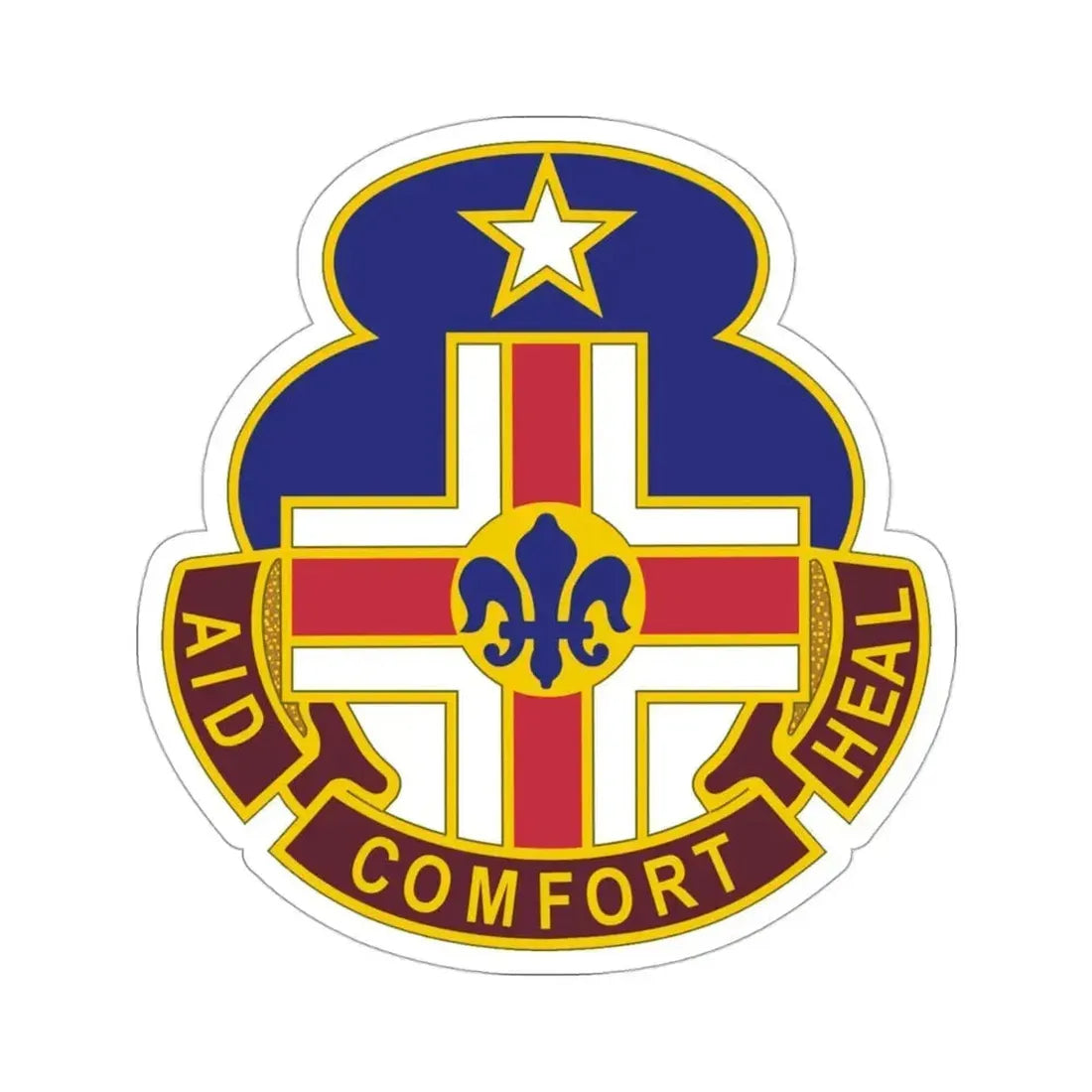 94 General Hospital (U.S. Army) STICKER Vinyl Die-Cut Decal 3 Inch - The Sticker Space