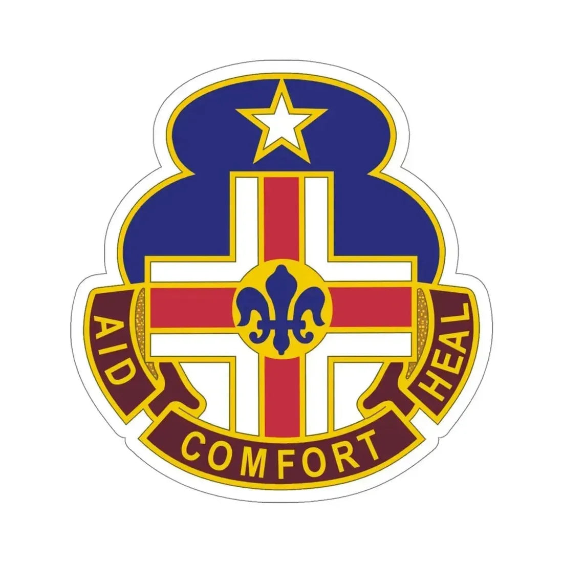 94 General Hospital (U.S. Army) STICKER Vinyl Die-Cut Decal 5 Inch - The Sticker Space