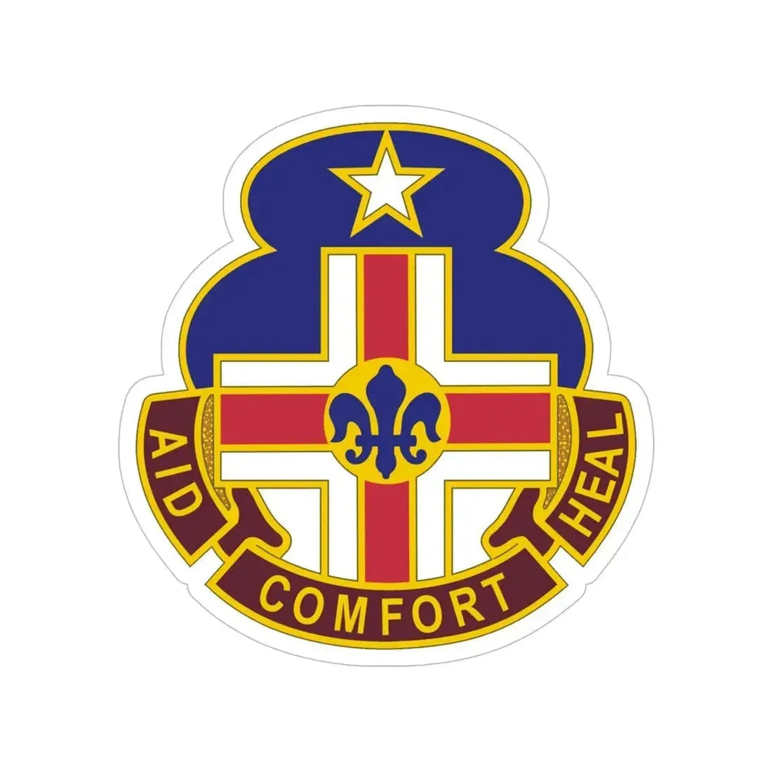 94 General Hospital (U.S. Army) Transparent STICKER Die-Cut Vinyl Decal - The Sticker Space