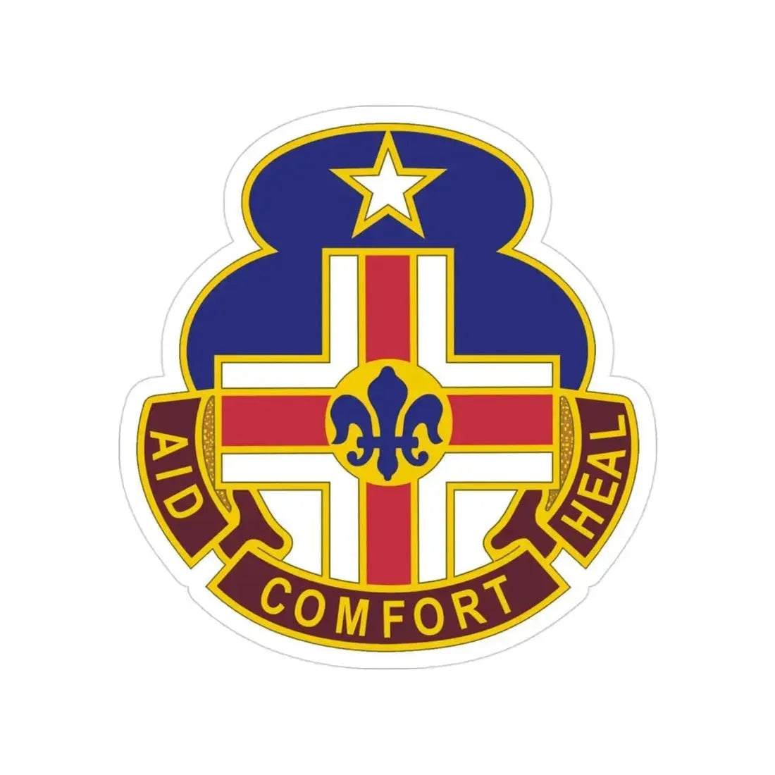 94 General Hospital (U.S. Army) Transparent STICKER Die-Cut Vinyl Decal - The Sticker Space