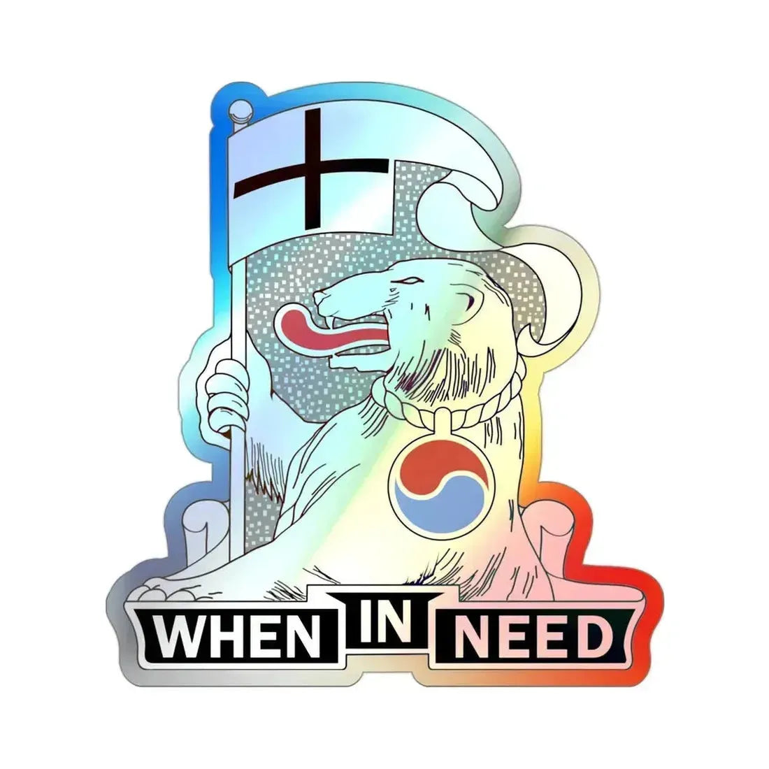 94 Military Police Battalion (U.S. Army) Holographic STICKER Die-Cut Vinyl Decal 3 Inch - The Sticker Space