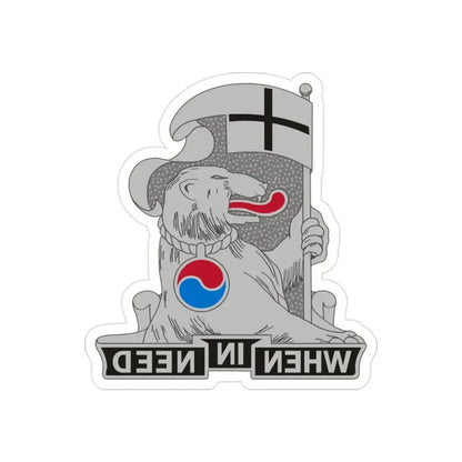 94 Military Police Battalion (U.S. Army) REVERSE PRINT Transparent Die-Cut STICKER - The Sticker Space