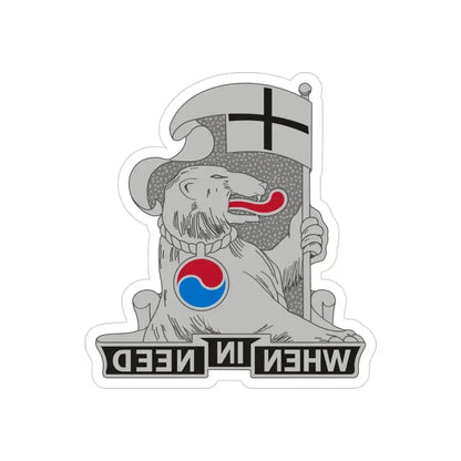 94 Military Police Battalion (U.S. Army) REVERSE PRINT Transparent Die-Cut STICKER - The Sticker Space