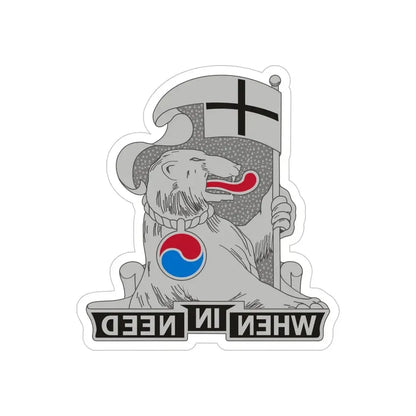 94 Military Police Battalion (U.S. Army) REVERSE PRINT Transparent Die-Cut STICKER - The Sticker Space