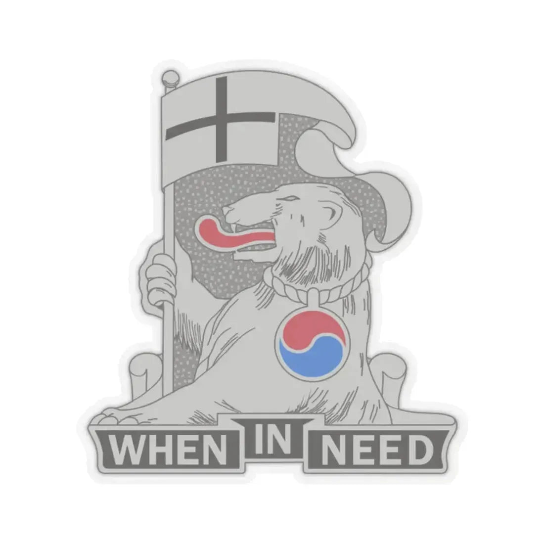 94 Military Police Battalion (U.S. Army) STICKER Vinyl Kiss-Cut Decal 2 Inch Transparent - The Sticker Space