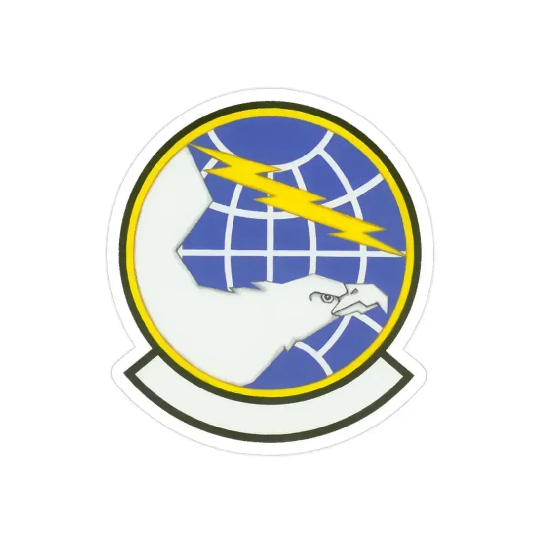 940 Civil Engineer Squadron AFRC (U.S. Air Force) REVERSE PRINT Transparent Die-Cut STICKER 2 Inch Die-Cut Transparent - The Sticker Space