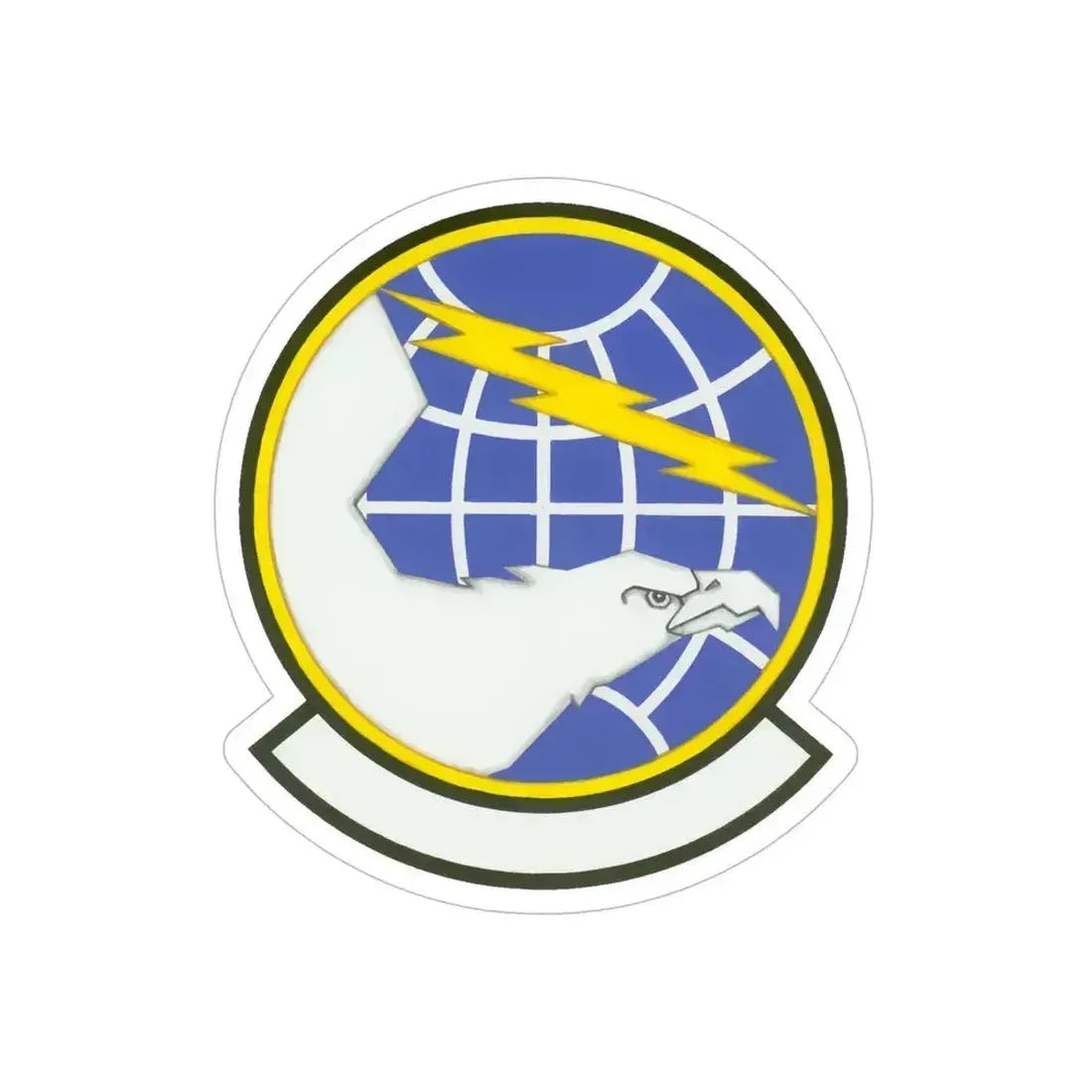 940 Civil Engineer Squadron AFRC (U.S. Air Force) REVERSE PRINT Transparent Die-Cut STICKER 6 Inch Die-Cut Transparent - The Sticker Space