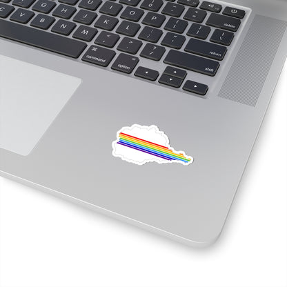 Flag-map of the Jewish Autonomous Oblast (Russia) STICKER Vinyl Kiss-Cut Decal