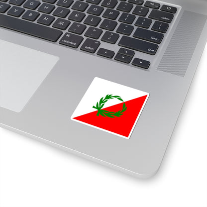 Flag of the Mount Lebanon Emirate under the Maanid dynasty (Lebanon) STICKER Vinyl Kiss-Cut Decal