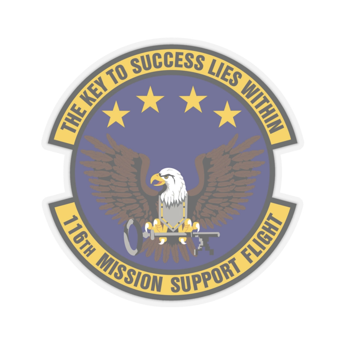 116th Mission Support Flight (U.S. Air Force) STICKER Vinyl Kiss-Cut Decal