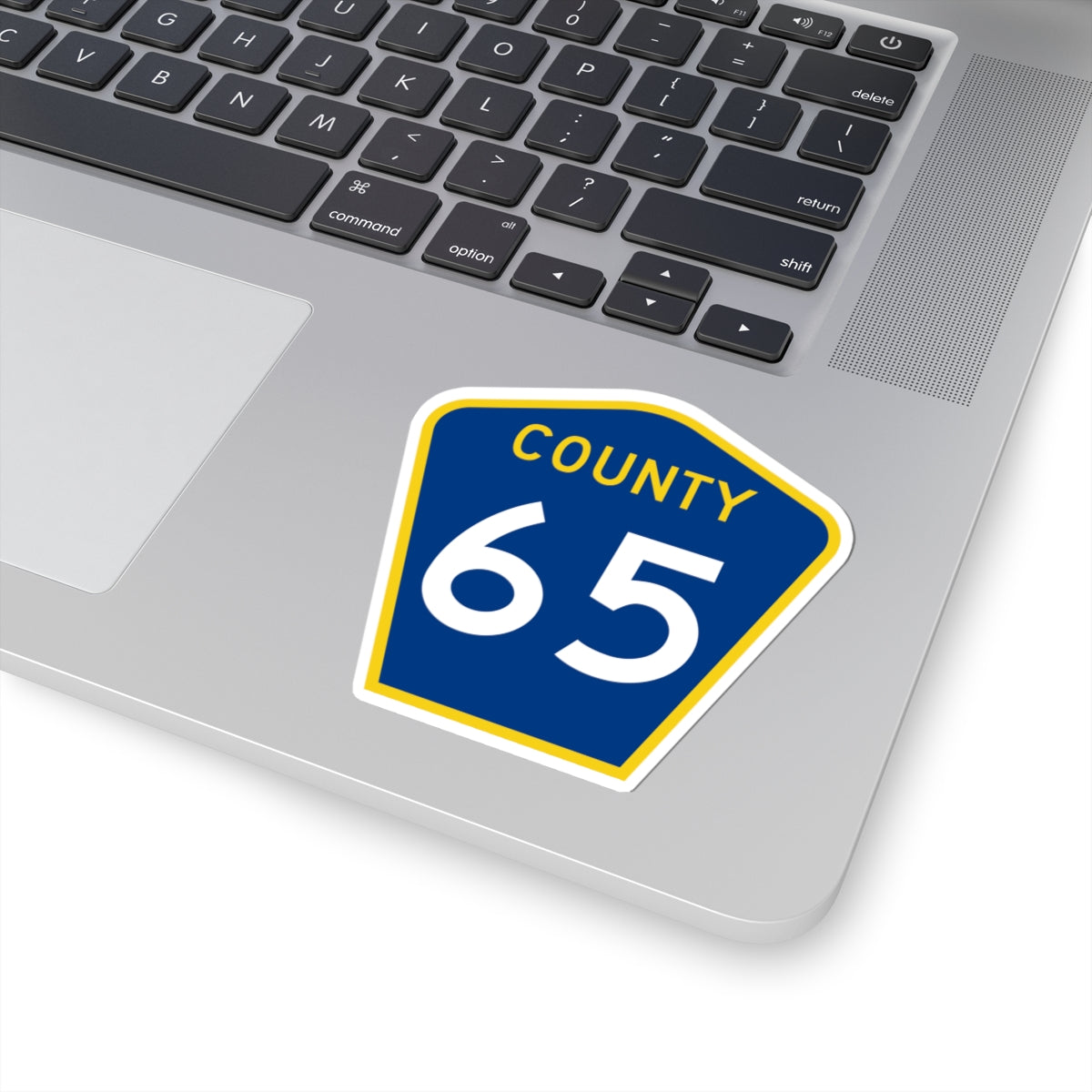 County 65 MN (Minnesota) (Road Sign) STICKER Vinyl Kiss-Cut Decal