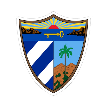 Arms of Cuba (Cuba) (Coat of Arms) STICKER Vinyl Kiss-Cut Decal