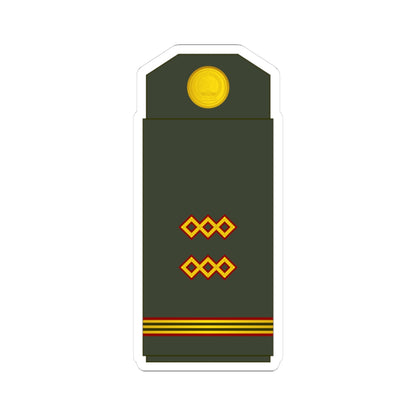 06 Mongolian Army 2SG (Mongolia) (Military Rank) STICKER Vinyl Kiss-Cut Decal