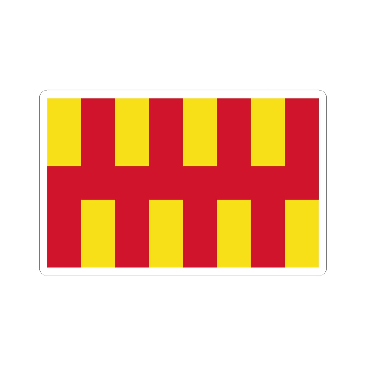 Flag of Northumberland (England) STICKER Vinyl Kiss-Cut Decal
