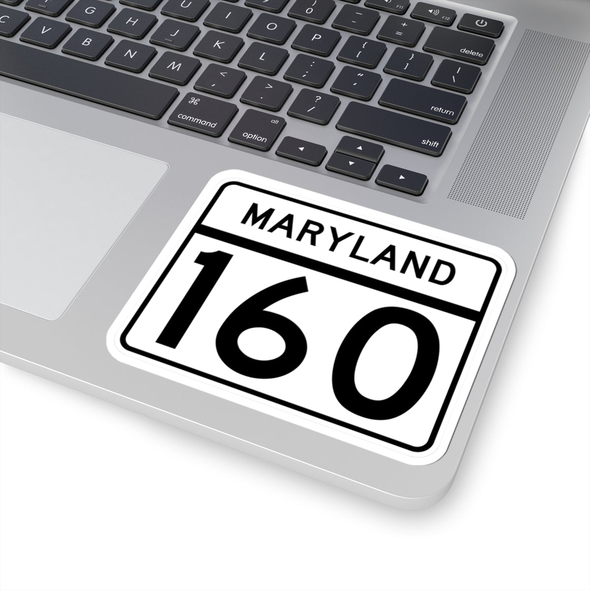 MD Route 160 (Maryland) (Road Sign) STICKER Vinyl Kiss-Cut Decal