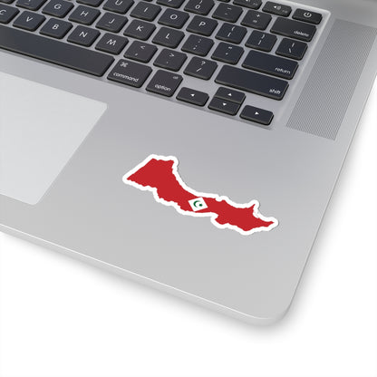 Flag map of Rif (Morocco) STICKER Vinyl Kiss-Cut Decal