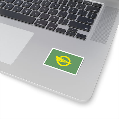 Flag of Onna Okinawa (Japan) STICKER Vinyl Kiss-Cut Decal