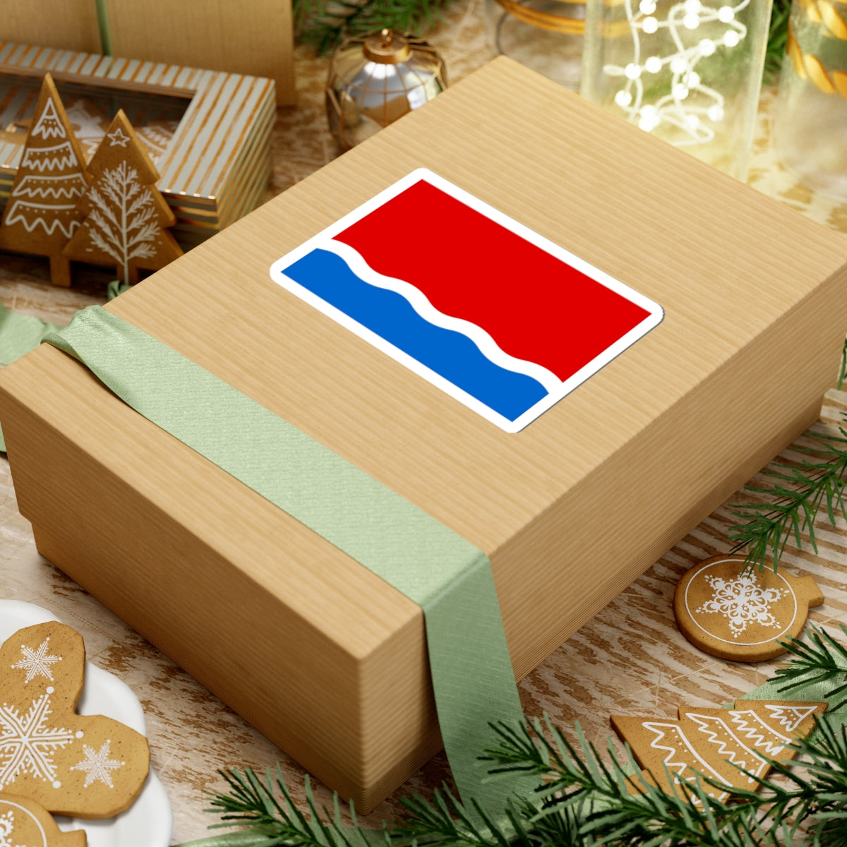 Flag of Amur Oblast (Russia) STICKER Vinyl Kiss-Cut Decal