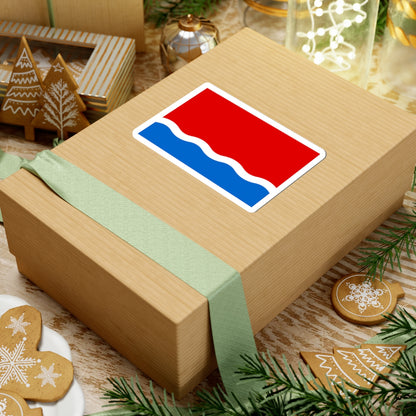 Flag of Amur Oblast (Russia) STICKER Vinyl Kiss-Cut Decal