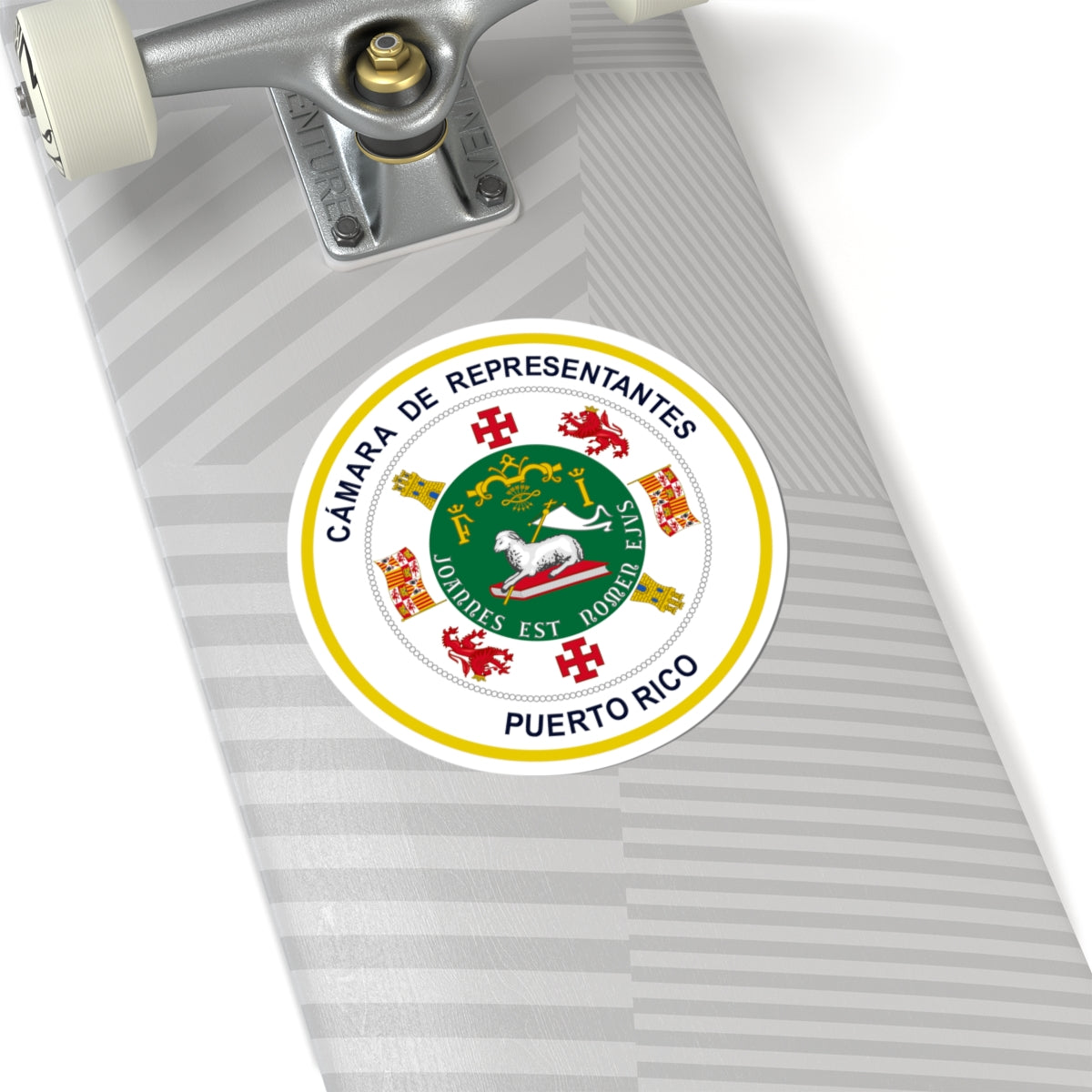 Seal of Puerto Rico House of Representatives - STICKER Vinyl Kiss-Cut Decal