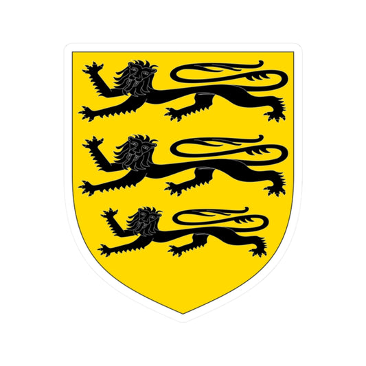 Arms of Baron Carew (England) (Coat of Arms) STICKER Vinyl Kiss-Cut Decal