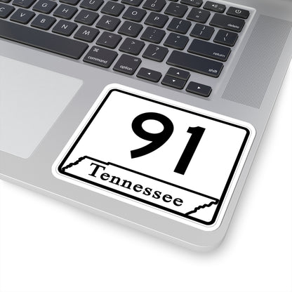 Tennessee 91 (Tennessee) (Road Sign) STICKER Vinyl Kiss-Cut Decal