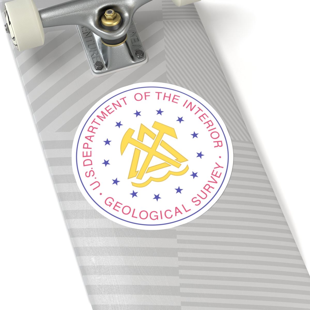 Seal of the United States Geological Survey - STICKER Vinyl Kiss-Cut Decal