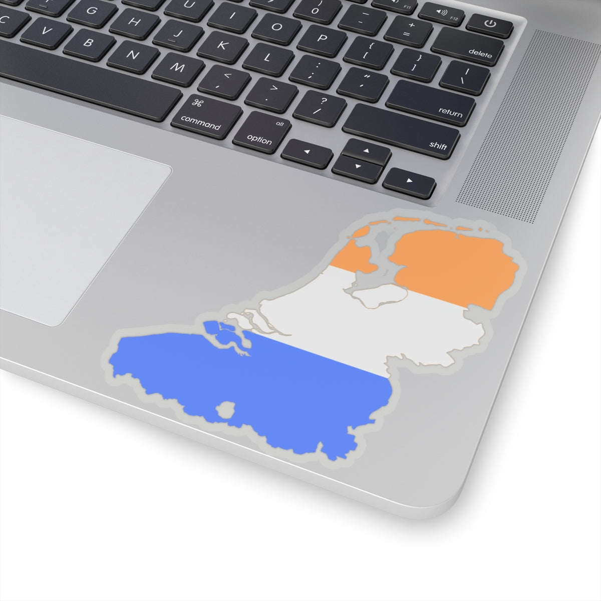 Flag-map of the Greater Netherlands (Belgium) STICKER Vinyl Kiss-Cut Decal