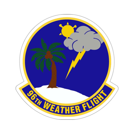 96th Weather Flight (U.S. Air Force) STICKER Vinyl Kiss-Cut Decal