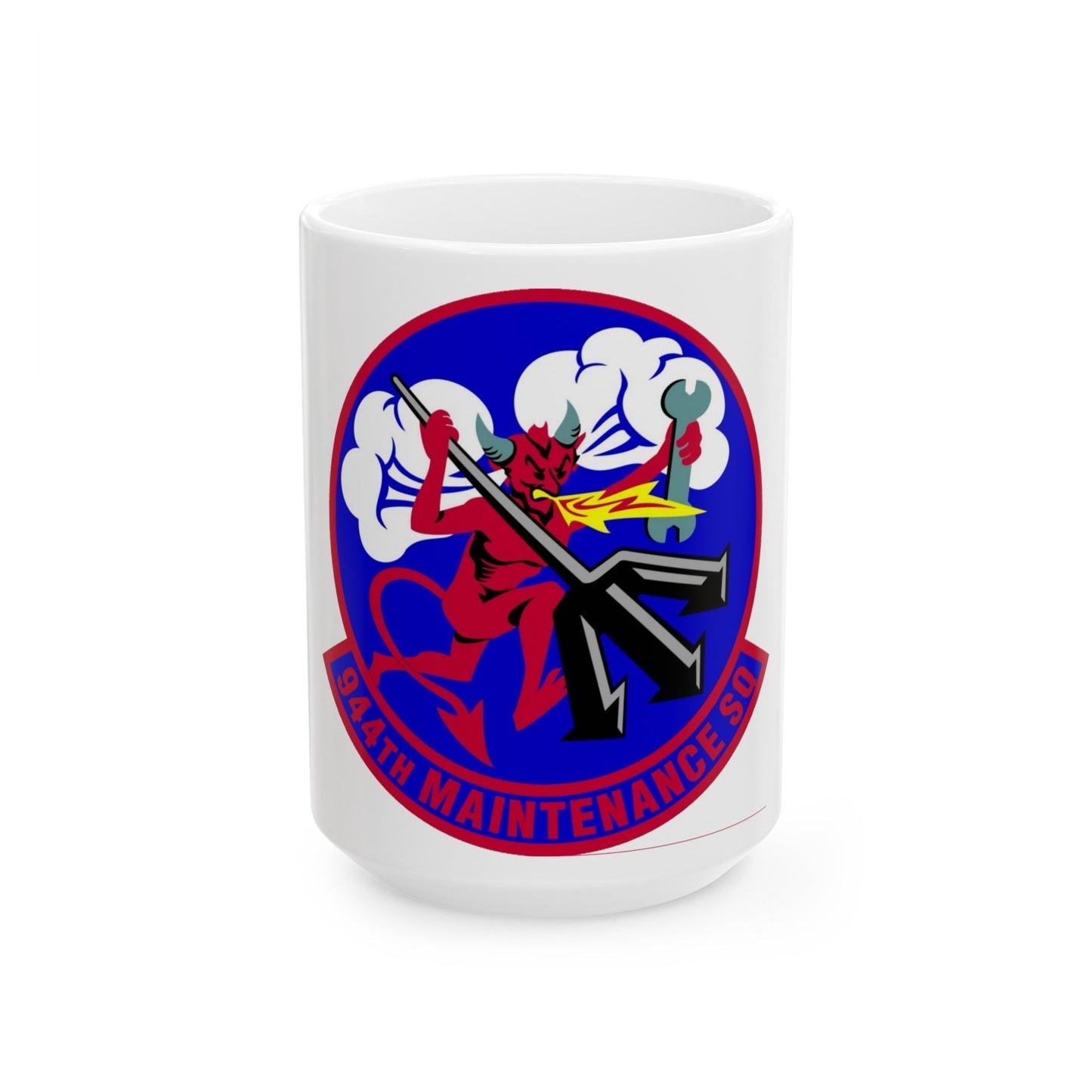 944 Maintenance Squadron AFRC (U.S. Air Force) White Coffee Mug-15oz-The Sticker Space