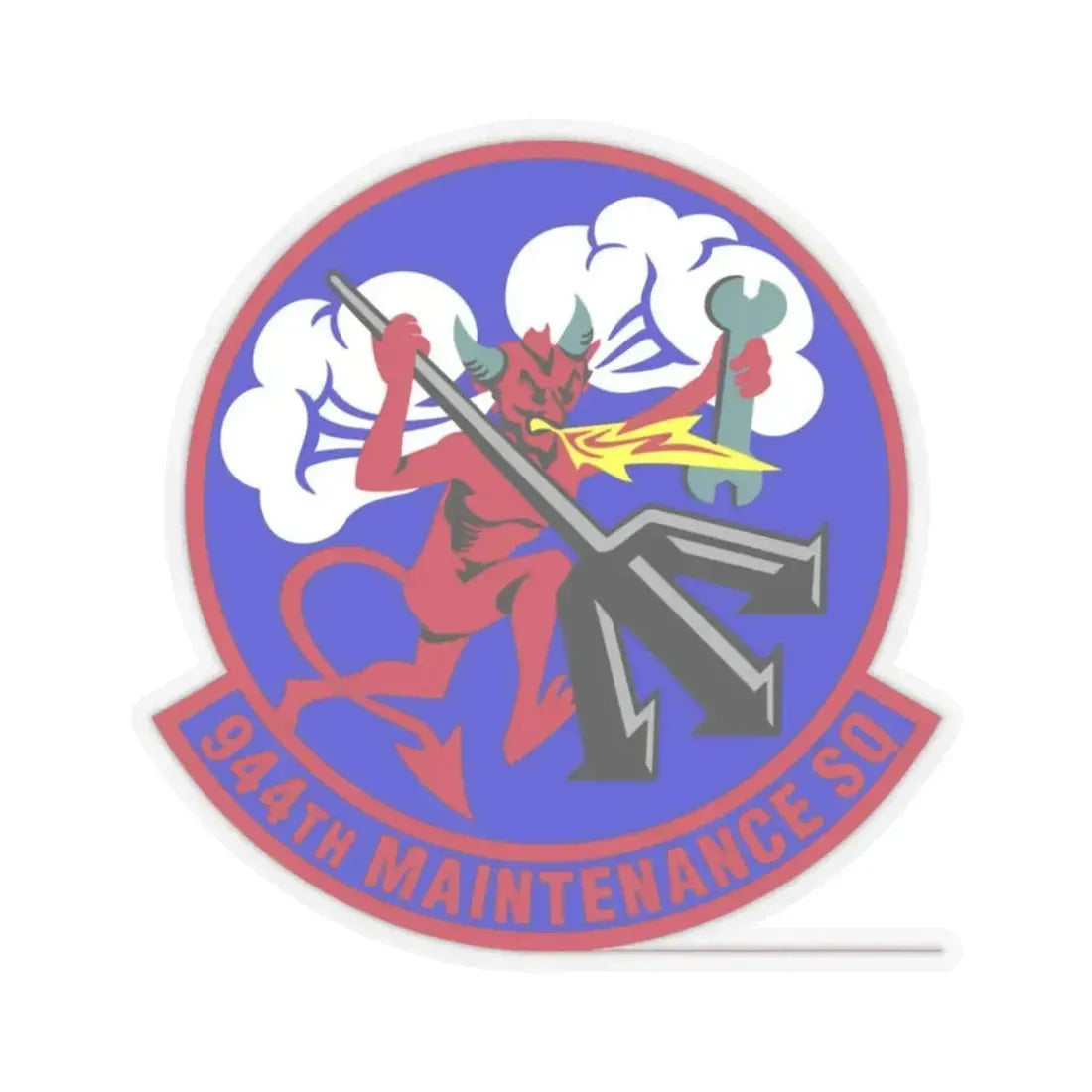944 Maintenance Squadron AFRC (U.S. Air Force) STICKER Vinyl Kiss-Cut Decal 2 Inch Transparent - The Sticker Space