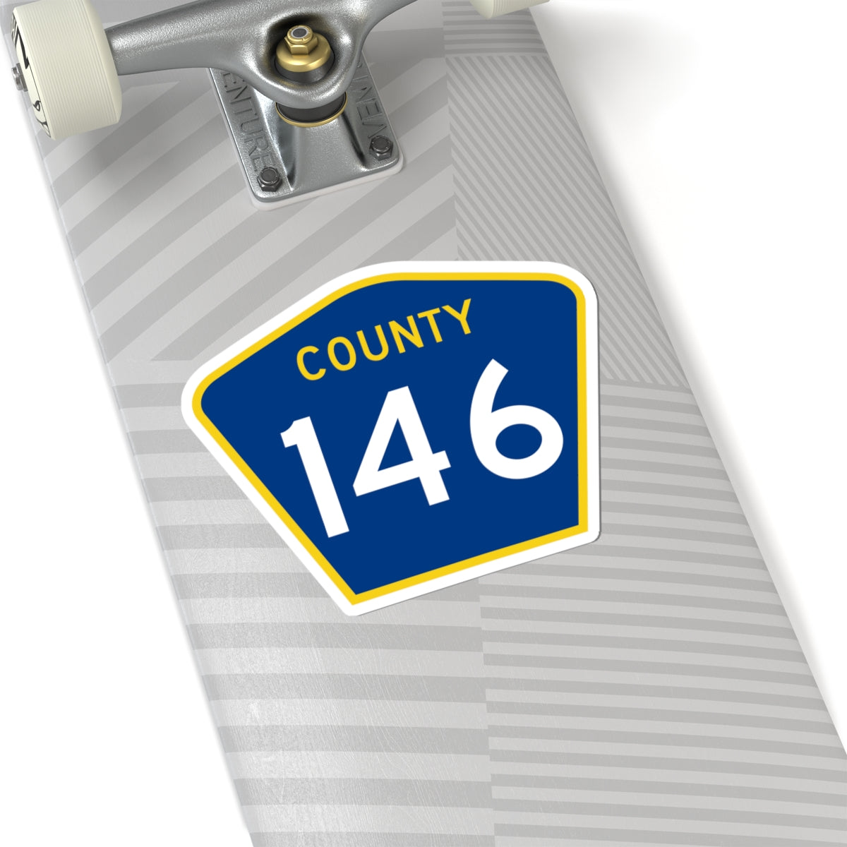 County 146 MN (Minnesota) (Road Sign) STICKER Vinyl Kiss-Cut Decal