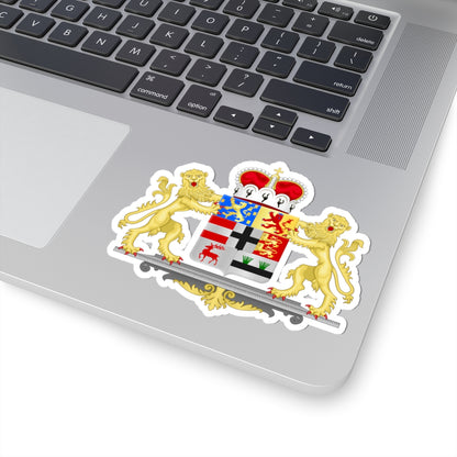 Achievement of Nassau Dietz Princes (Netherlands) (Coat of Arms) STICKER Vinyl Kiss-Cut Decal