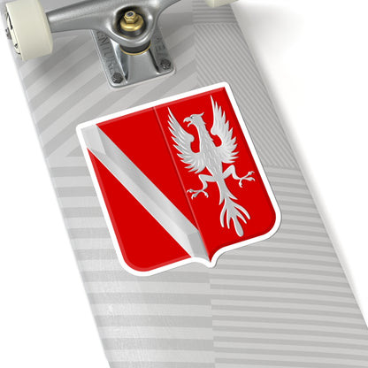 Bergambacht wapen (Netherlands) (Coat of Arms) STICKER Vinyl Kiss-Cut Decal