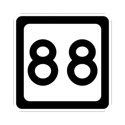 WV-88 (Virginia) (Road Sign) STICKER Vinyl Kiss-Cut Decal