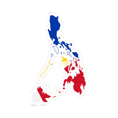 Flag-map of the Greater Philippines (Philippines) STICKER Vinyl Kiss-Cut Decal
