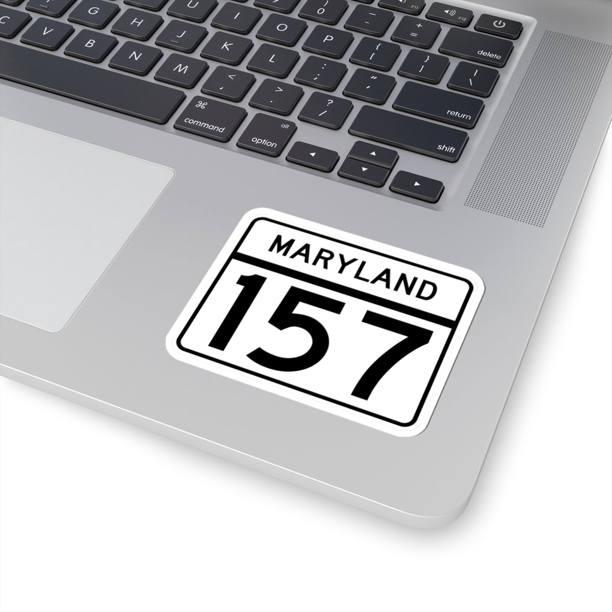 MD Route 157 (Maryland) (Road Sign) STICKER Vinyl Kiss-Cut Decal